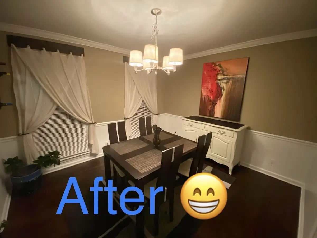 Professional dining room restoration after water damage in Palm Valley