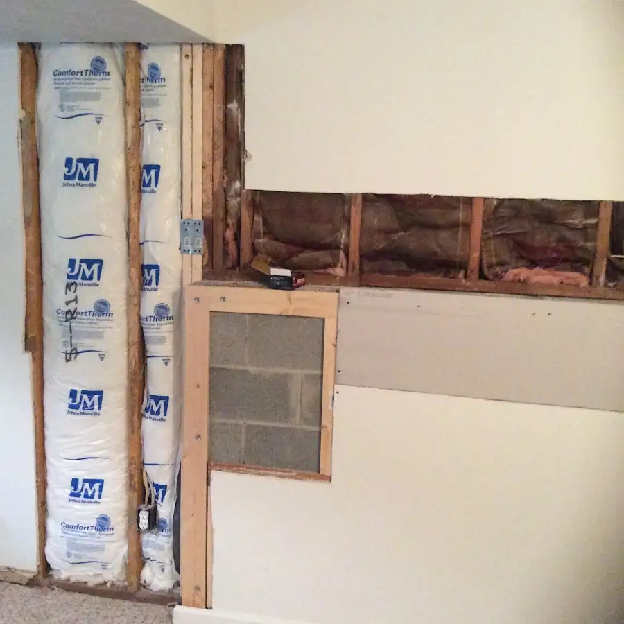 Wall insulation replacement during Odor Removal & Deodorization in Palm Valley
